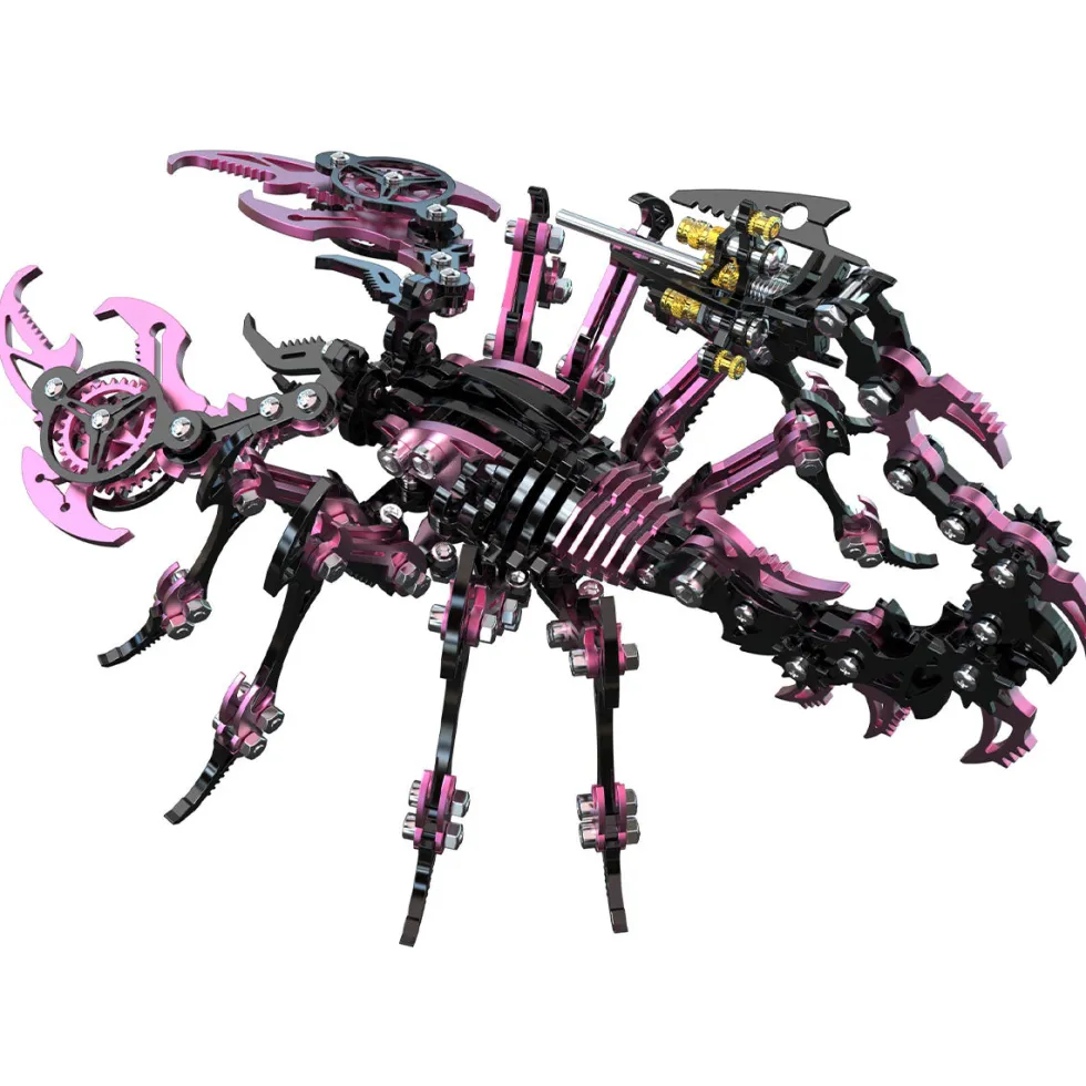 3D Metal Steampunk Mechanical Scorpion Model Kit