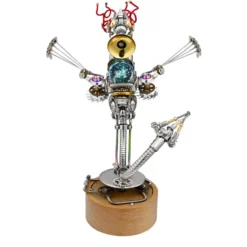3D Metal Steampunk Seahorse Music Box Assembly Model Kit