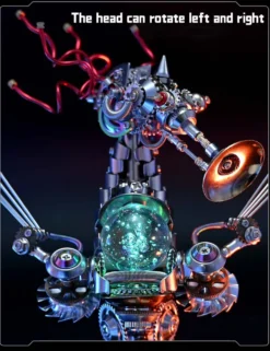 3D Metal Steampunk Seahorse Music Box Assembly Model Kit