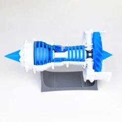 3D Printed Aero Engine Model Jet Engine Model Turbofan STEM Model
