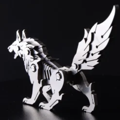 3D Puzzle DIY Model Kit Detachable Jigsaw Wild Wolf Metal Games
