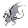 3D Puzzle DIY Model Kit Dragon Metal Games Creative Gift