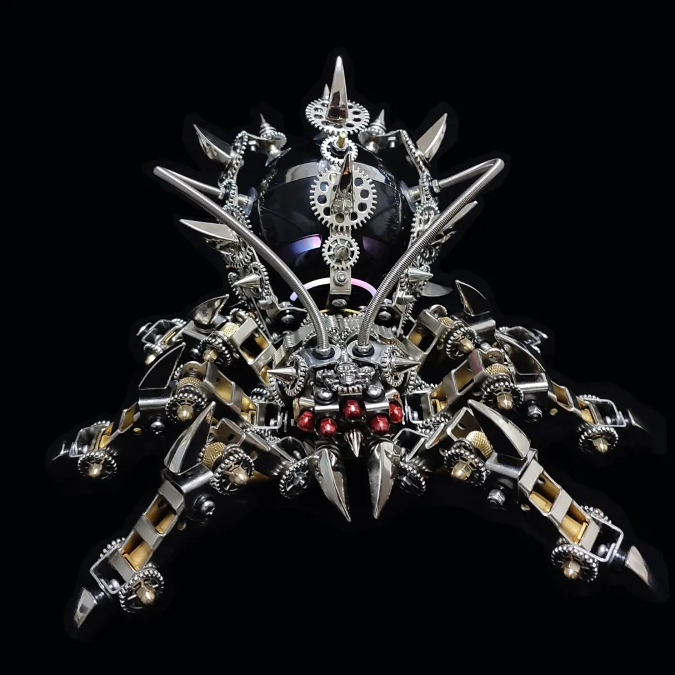 3D Puzzle DIY Model Kit Spider with Bluetooth Speaker Metal Games Creative Gift