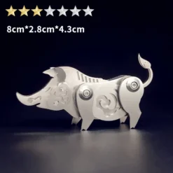 3D Puzzle Model Kit Mechanical Zodiac Pig Metal Games DIY Assembly Jigsaw Crafts Creative Gift