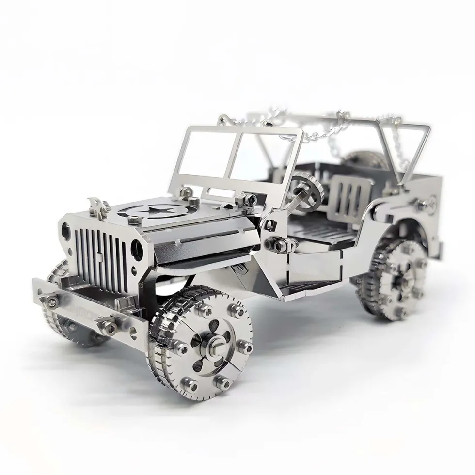 3D Steampunk Mechanical Metal Assembly Car Model Kit