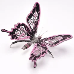 3D Steampunk Metal Mechanical Butterfly Model Kit-100+PCS