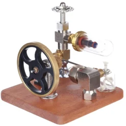 ENGINEDIY Stirling Engine Model with Vertical Flywheel Speed Adjustable | Science Experiment Engine