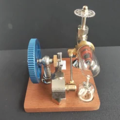 ENGINEDIY Stirling Engine Model with Vertical Flywheel Speed Adjustable | Science Experiment Engine