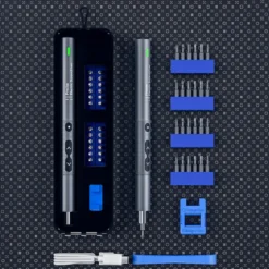 Engine Tools 5 Sets Precision Magnetic Screwdriver Electric Screwdriver Allen Wrench Adjustable Torque Wrench Tachometer Measuring Instrument DIY Tools Sets