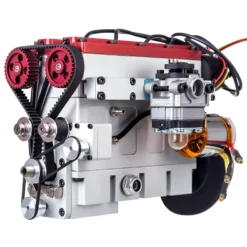Enjomor 36cc DOHC Engine Double Overhead Camshaft Engine 4-cylinder 8-valve Inline 4-stroke Water-cooled Gasoline Engine with Twin Overhead Camshafts