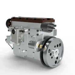 Enjomor 36cc DOHC Engine Double Overhead Camshaft Engine 4-cylinder 8-valve Inline 4-stroke Water-cooled Gasoline Engine with Twin Overhead Camshafts