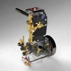 ENJOMOR 10cc Flathead Engine Single Cylinder 4 Stroke L Head Sidevalve Engine Water-cooled Gasoline Engine Internal Combustion Engine
