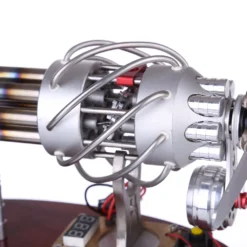 ENJOMOR 16 Cylinder Swash Plate Stirling Engine Generator Model with LED and Voltage Digital Display Meter - STEM Toy