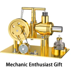 ENJOMOR DIY Stirling Engine Model Kit - Metal Balance Hot Air Stirling Engine Model Educational Toy