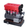 ENJOMOR 3D Printed Inline Four-Cylinder Engine Model Kit that Works - Build Your Own Engine