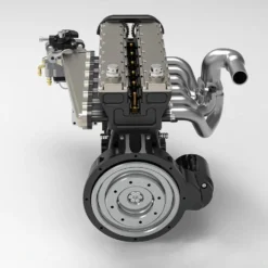 ENJOMOR GS-L6 1/5 Scale 28CC Inline 6-Cylinder DOHC 4-Stroke Water-Cooled Gasoline IC Engine Model