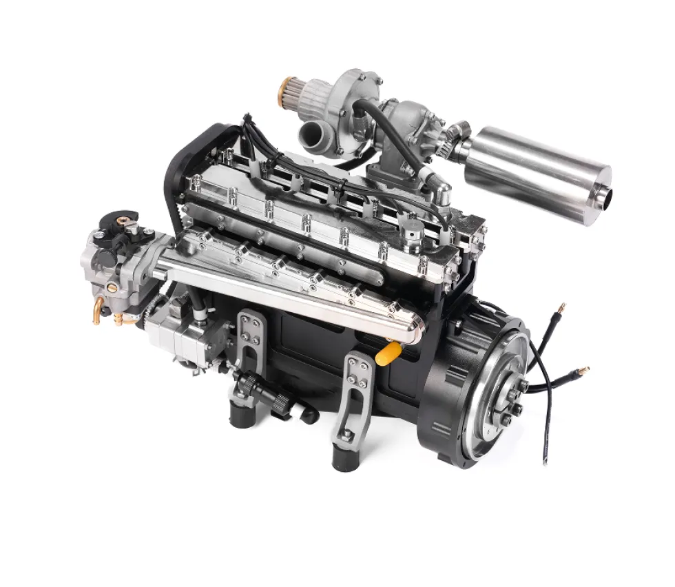 ENJOMOR GS-L6 1/5 Scale 28CC Inline 6-Cylinder DOHC 4-Stroke Water-Cooled Gasoline IC Engine Model