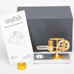 ENJOMOR Hog Stirling Engine Mini Balance Beam Hot Air Stirling External Combustion Engine Model