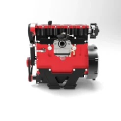 ENJOMOR L4 Engine GS-L4 36cc DOHC Inline 4 Cylinder 4 Stroke Water-Cooled L4 RC Gasoline Engine Model that Works - Speed Up to 12,000rpm