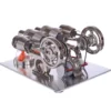 ENJOMOR Stirling Engine Model Generator with Bulb and Voltage Digital Display Meter - STEM Toy