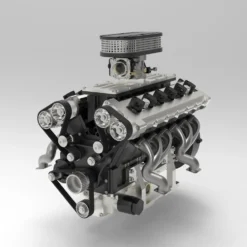 ENJOMOR V12 Engine GS-V12 72CC DOHC 4-Stroke 12-Cylinder 48-Valve Water-Cooled Electric Start Gasoline Engine Model - V12 Engine Model That Works