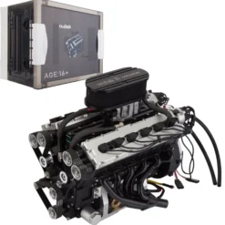 ENJOMOR V12 Engine GS-V12 72CC DOHC 4-Stroke 12-Cylinder 48-Valve Water-Cooled Electric Start Gasoline Engine Model - V12 Engine Model That Works