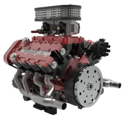 ENJOMOR V8 GS-V8 78CC DOHC Gasoline V8 Engine Model That Works with Starter Kit