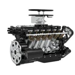 ENJOMOR V12 GS-V12 72CC DOHC Gasoline V12 Engine Model That Works with Starter Kit
