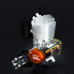 EPHIL X-38cc-S Pro Electric Startar Spark Plug Two-Stroke Single Cylinder Side Exhaust Gasoline Engine Model for Fixed-Wing Aircraft Models