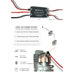 EPHIL XG-38cc-R Pro Electric Starter Glow Plug Two-Stroke Single Cylinder Side Exhaust Gasoline Engine Model for Fixed-Wing Aircraft Models