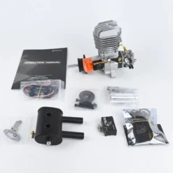 EPHIL XG-38cc-R Pro Electric Starter Glow Plug Two-Stroke Single Cylinder Side Exhaust Gasoline Engine Model for Fixed-Wing Aircraft Models