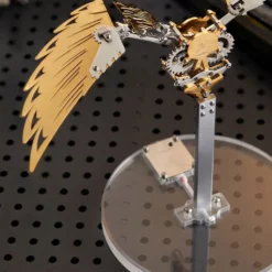 Flaming Shadow 3D Metal Mechanical Ornithopter Assembly Model Kit with Mechanical Transmission
