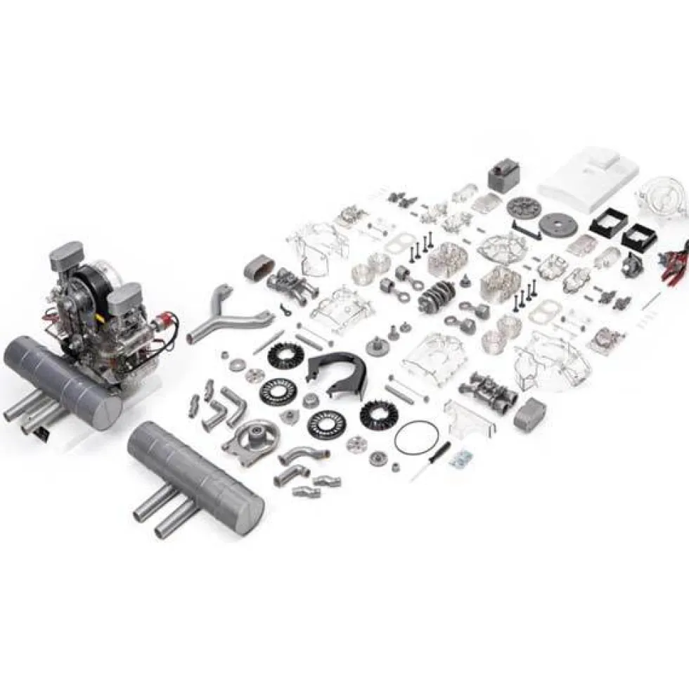 Flat-Four Engine Model Kit - Build Your Own 4 Cylinder Engine That Works - PORSCHE DIY Assembly Kit