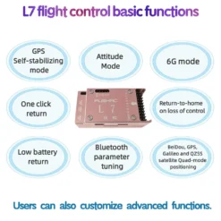 FL500 BO105 500-Class 2.4G 6CH Scale RC Helicopter with L7 Flight Controller & 4-Mode GPS Positioning