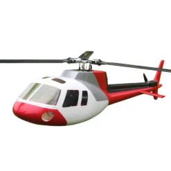 FLISHRC Eurocopter AS350 500-Class RC Helicopter 2.4G 6CH with L7 Flight Controller & 4-Mode GPS Positioning – RTF Version