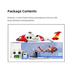 FLYWING MH-60T 2.4G 6CH 470-Class Quick-Release 4-Rotor Scale RC Military Helicopter Model with ACE Flight Controller, GPS Positioning & Left/Right-Hand Control