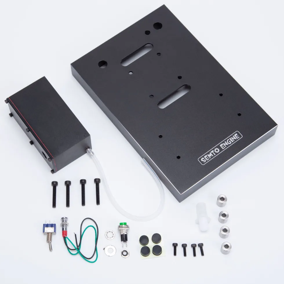 Full Metal One Key Start Stand with Fuel Tank and Fuel Pipe for SEMTO ST-NF2, TOYAN L200AC, OTTO MOTOR Engine