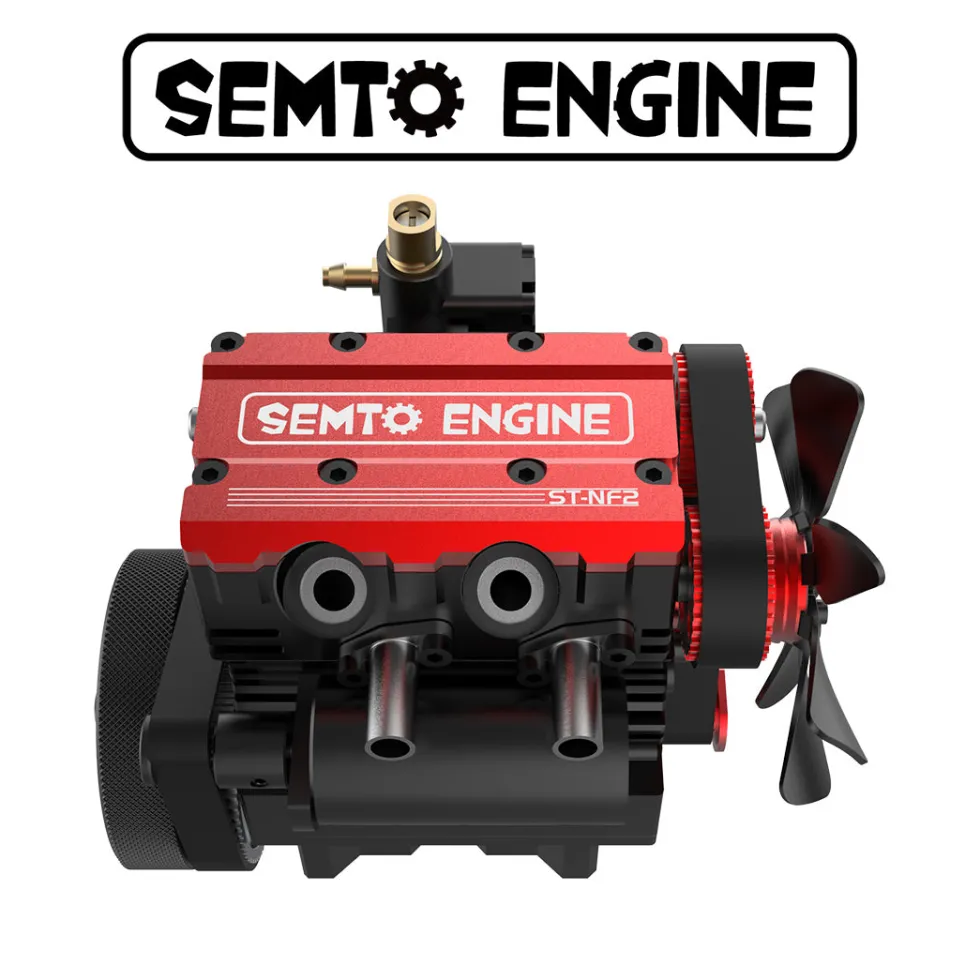 Full Metal One Key Start Stand with Fuel Tank and Fuel Pipe for SEMTO ST-NF2, TOYAN L200AC, OTTO MOTOR Engine