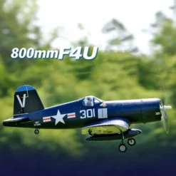 F4U WWII Military RC Airplane, 2.4G 4CH EPP Fixed Wing Scale Aircraft, 800mm Wingspan with JST Connector, No Reflex (RTF Version)