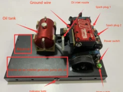 Gas Conversion Kit for TOYAN FS-L200AC Nitro Engine - OTTO MOTOR & SEMTO ENGINE Version