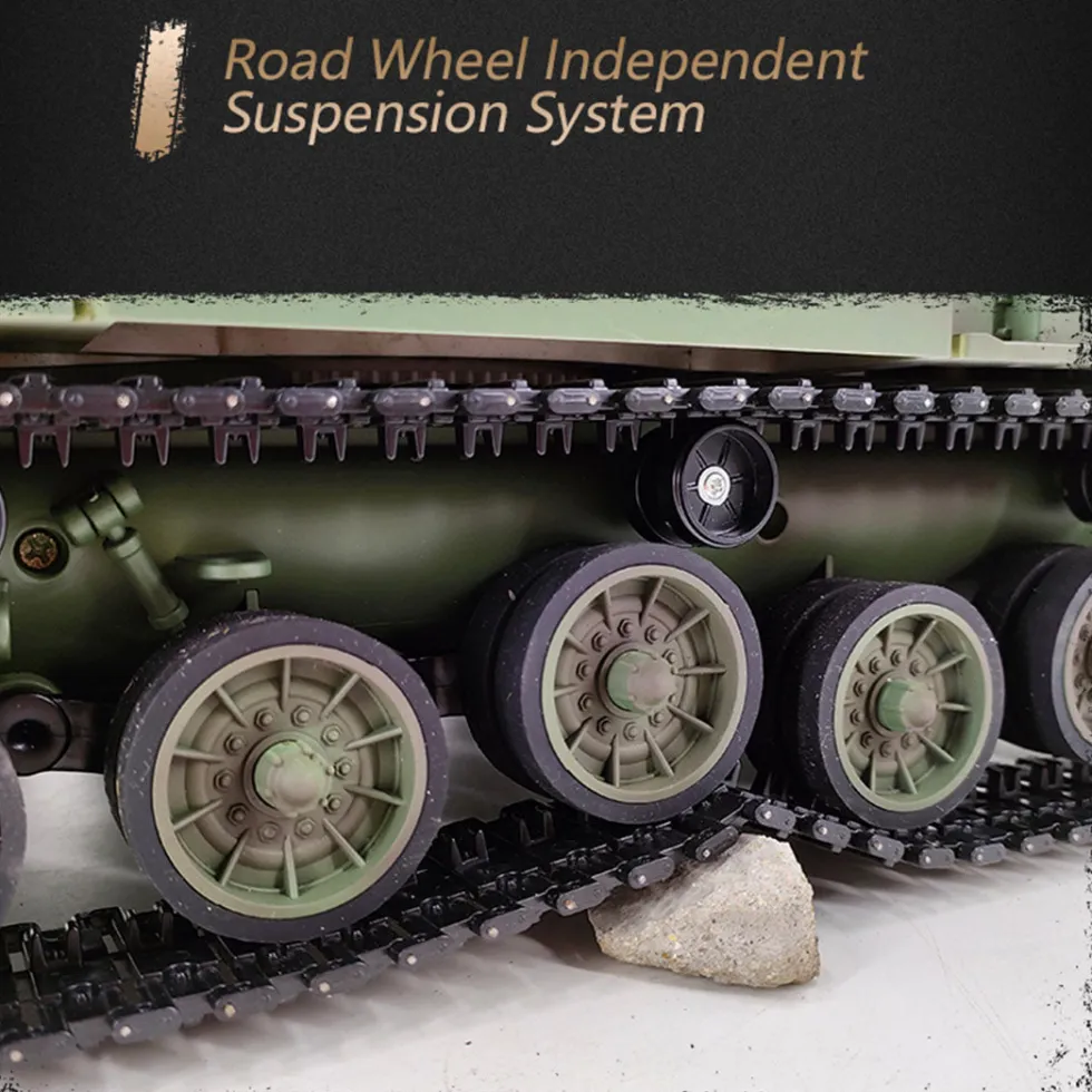 1/16 2.4G RC Tank American M60A3 Main Battle Tank Model Vehicle with Lights & Sounds