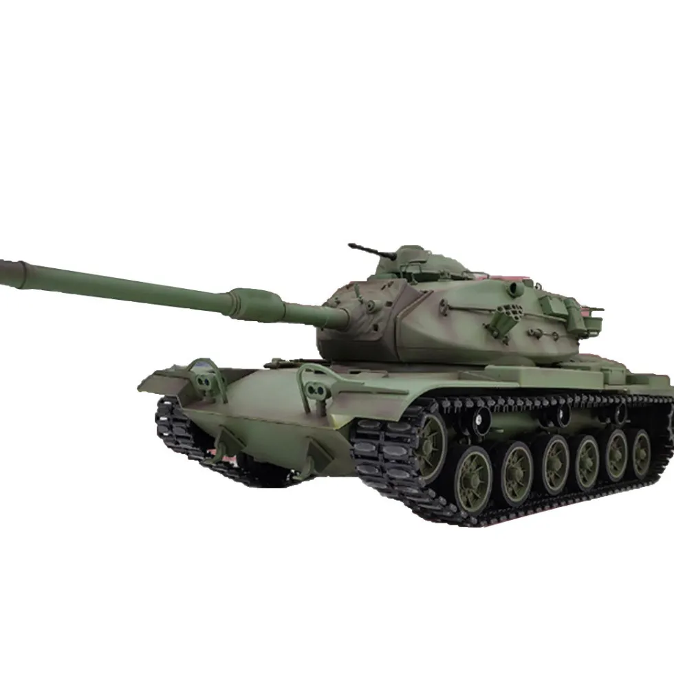 1/16 2.4G RC Tank American M60A3 Main Battle Tank Model Vehicle with Lights & Sounds