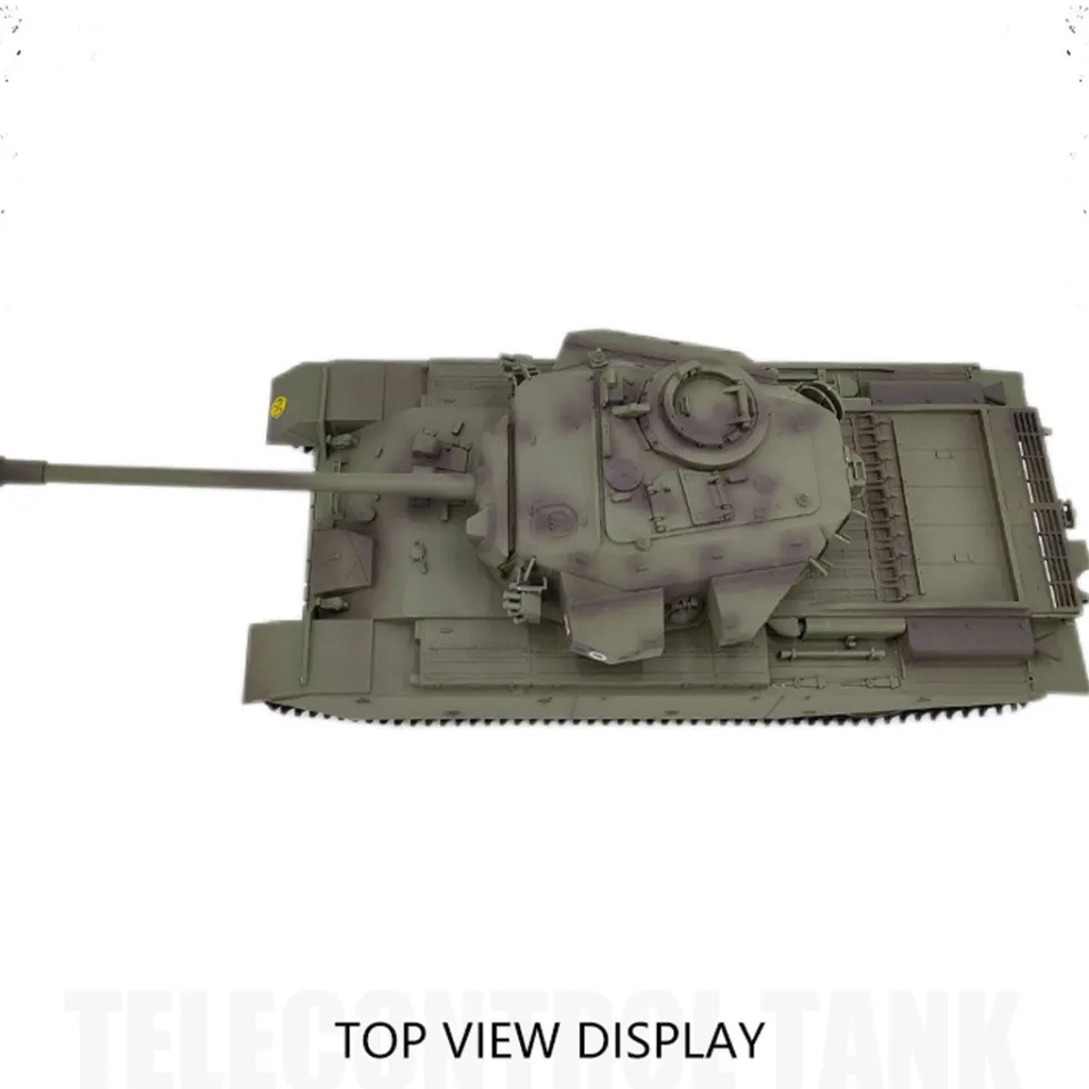 1/16 2.4G RC Tank British Centurion MK5 Main Battle Tank Model Vehicle with Lights & Sounds