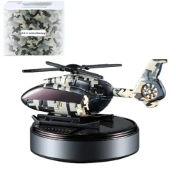 Helicopter-Inspired Solar Car Air Freshener-Elegance & Aromatherapy