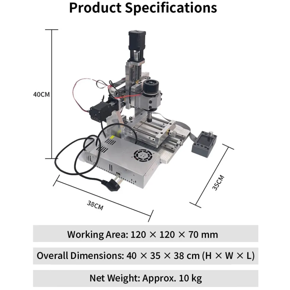 High Precision Desktop CNC Woodworking Engraving Machine