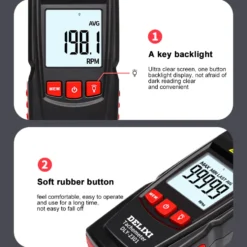 High Precision Laser Non-contact Tachometer Measuring Instrument