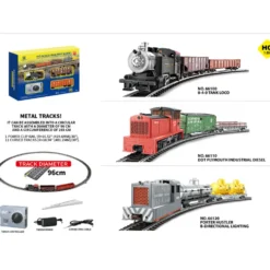 1/87 HO Scale British 0-4-0 Alloy Powered Steam Railway Model