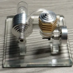 Hot Air Single Cylinder Stirling Engine Model-Enginediy