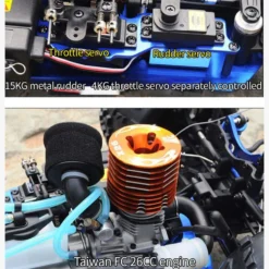 HSP 94972 1/8 Scale 2.4G 4WD RC Off-Road Car Model with FC.26CXP Nitro Engine