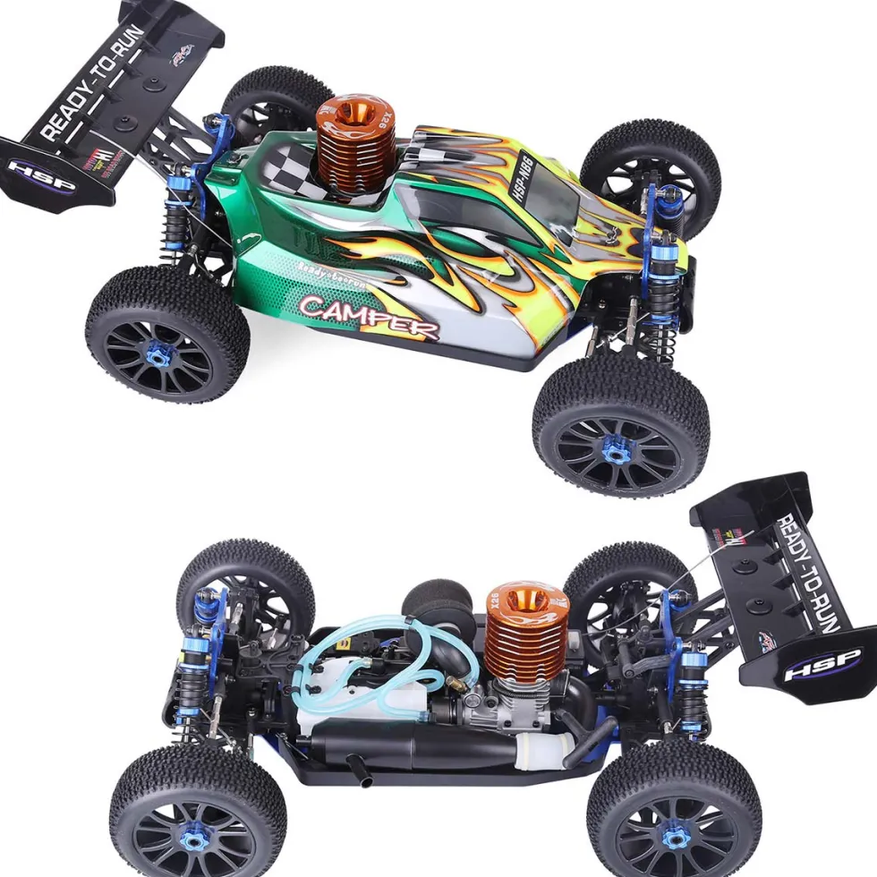 HSP 94970 1/8 Scale 2.4G 4WD RC Off-Road Car Model with FC.26CXP Nitro Engine